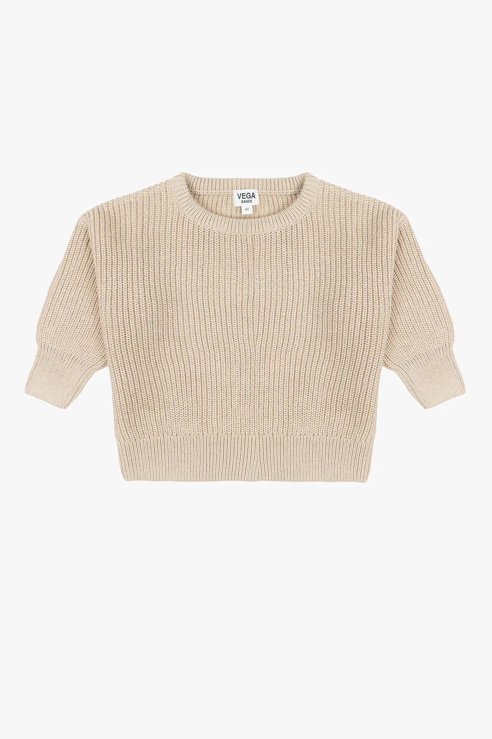 Vega Basics - cordero sweater - speckled almond