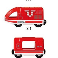 Brio - oplaadbare passagierstrein met usb kabel