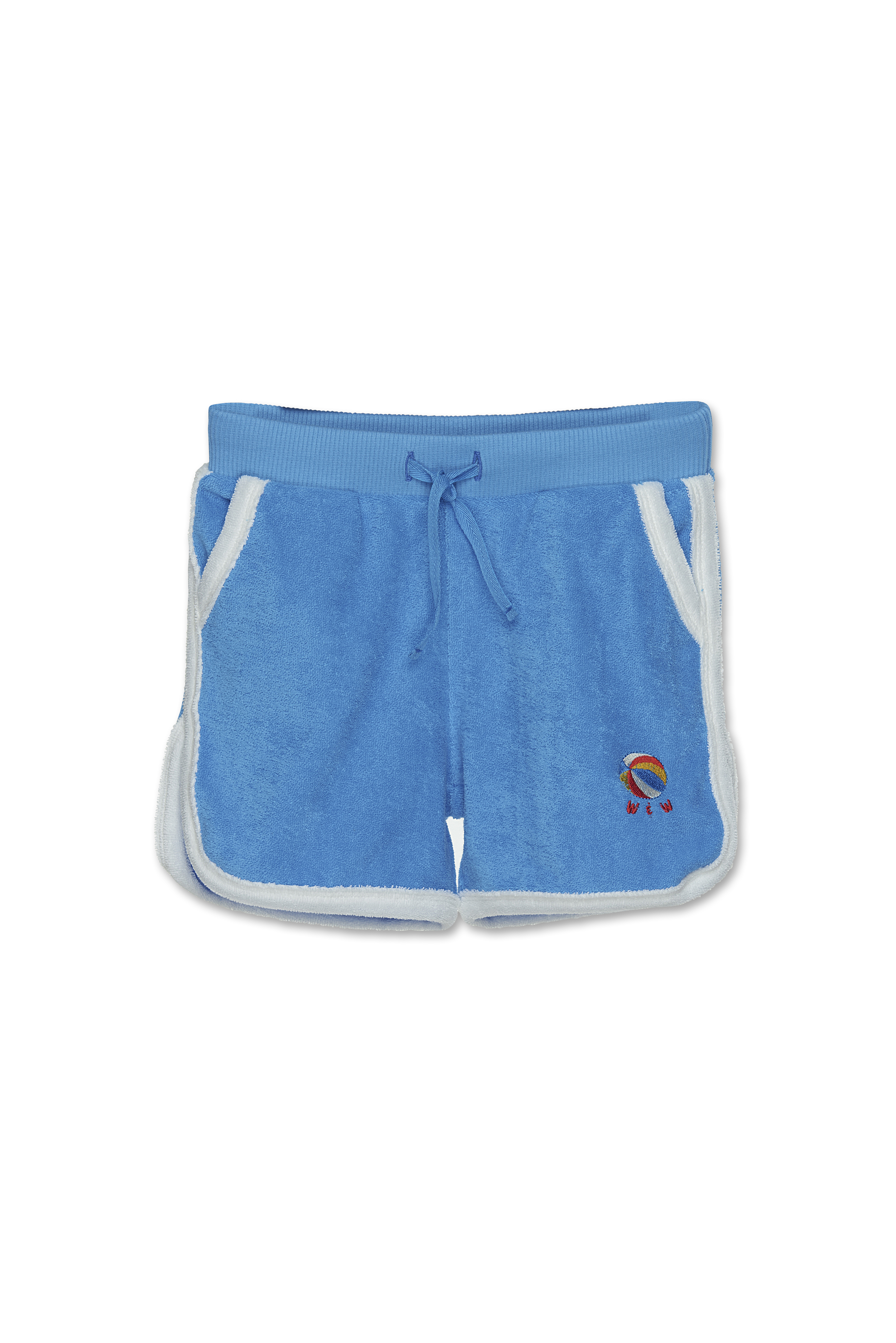 Wander and Wonder - terry gym shorts - sky terry