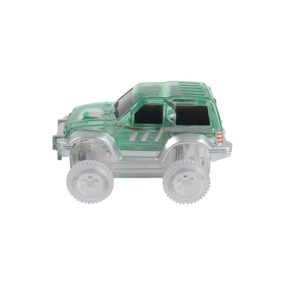 CleverClixx - race track car - pastel green