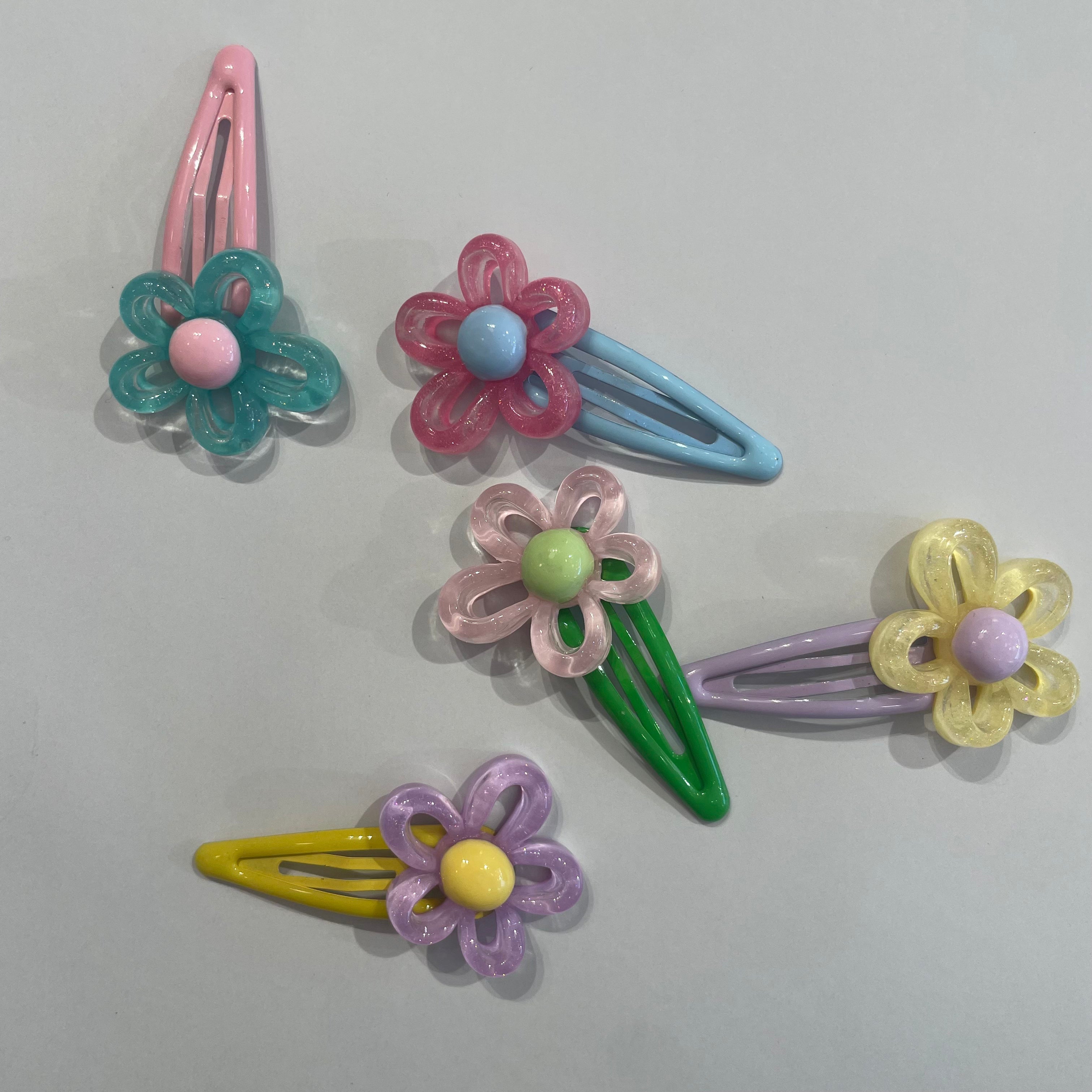Hygge Selection - 5pack hair clips - flower