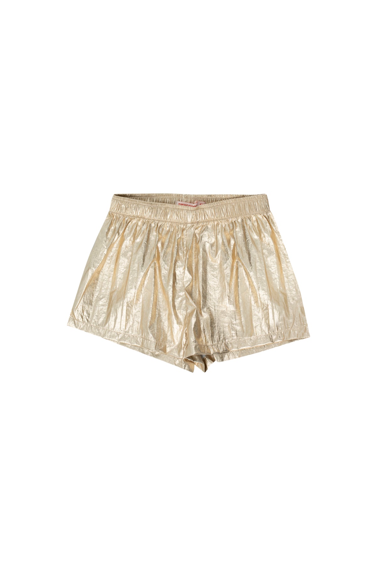 Tiny Cottons - shiny shorts - gold