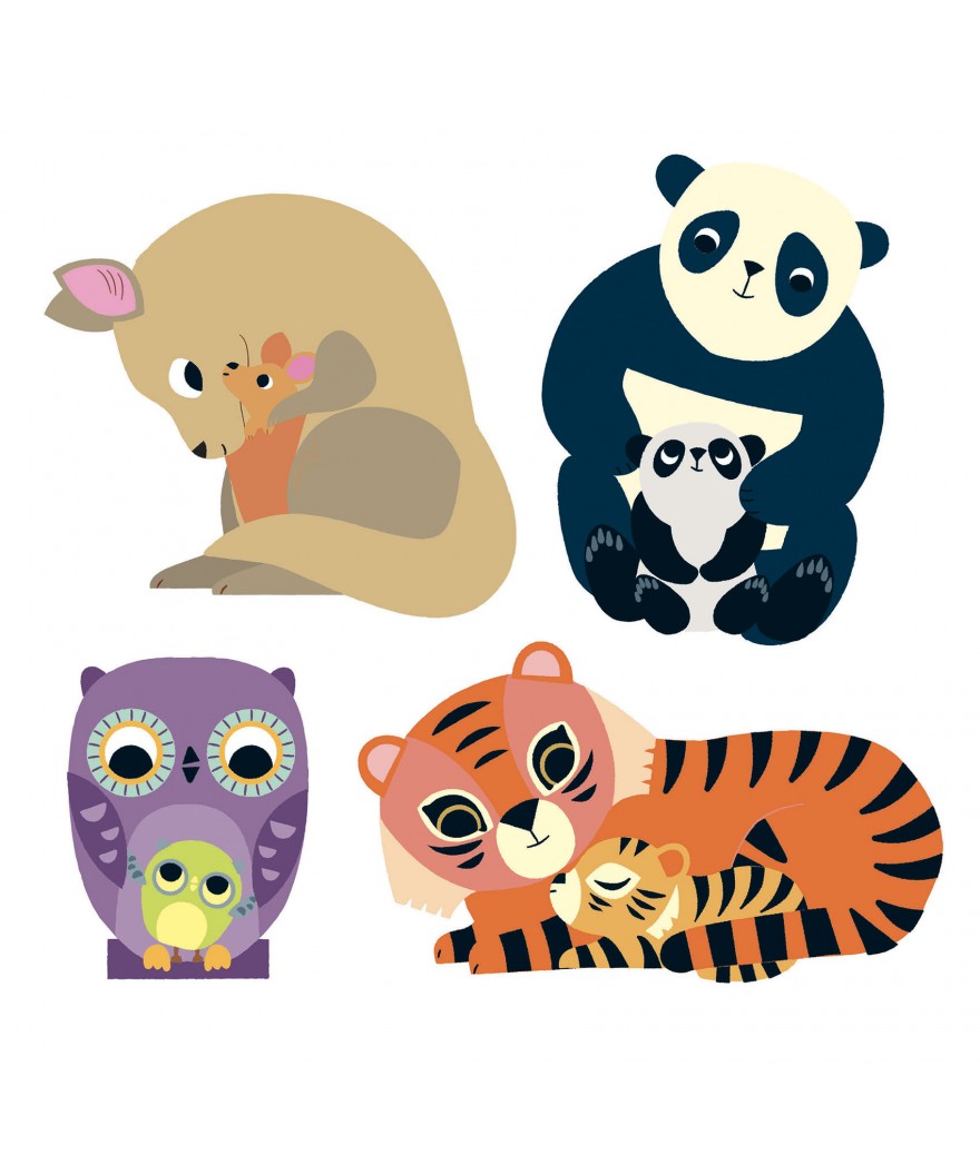Djeco - animal stickers