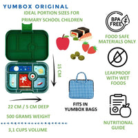 Yumbox - original 6 - explore green / rocket tray