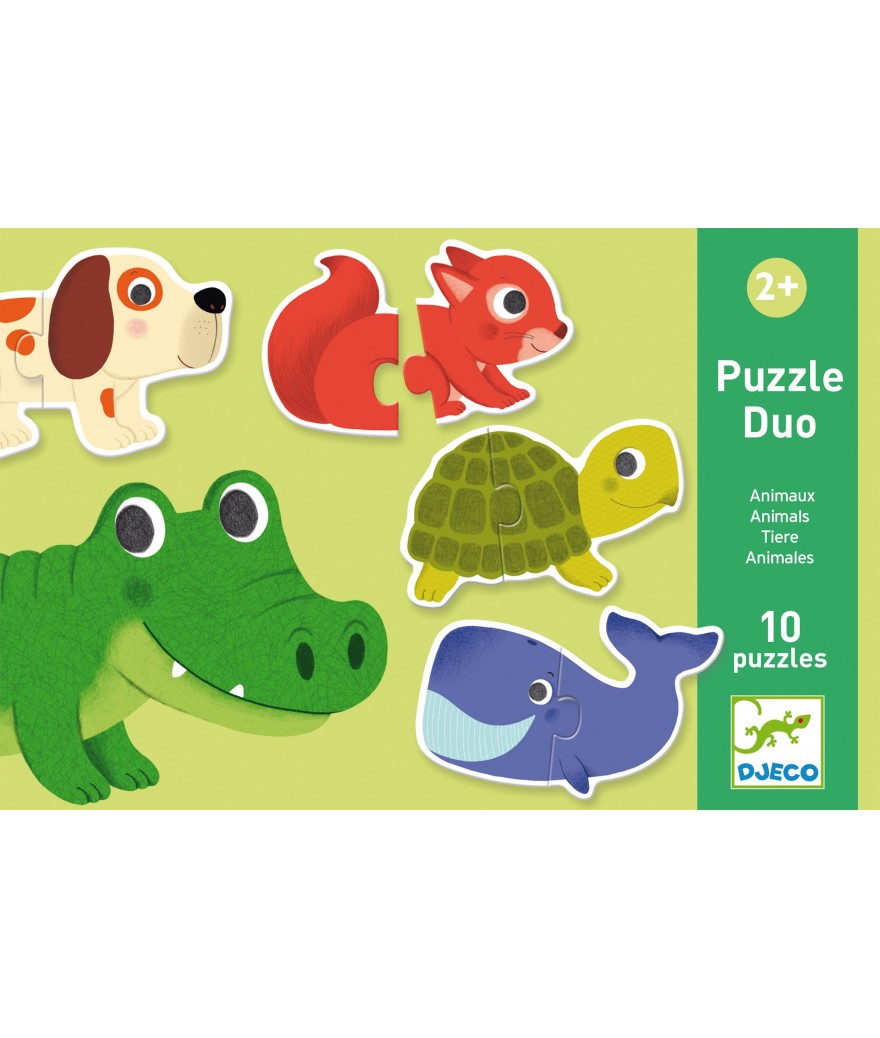 Djeco - puzzle - duo - animals