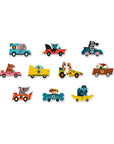 Djeco - puzzle - duo - racing cars