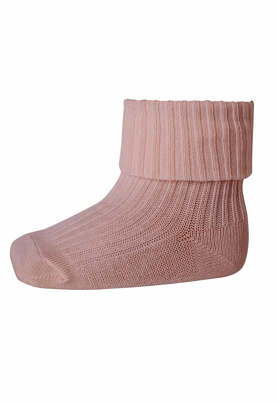 MP Denmark - cotton rib socks - 10-533-0 853 - rose dust - Hyggekids
