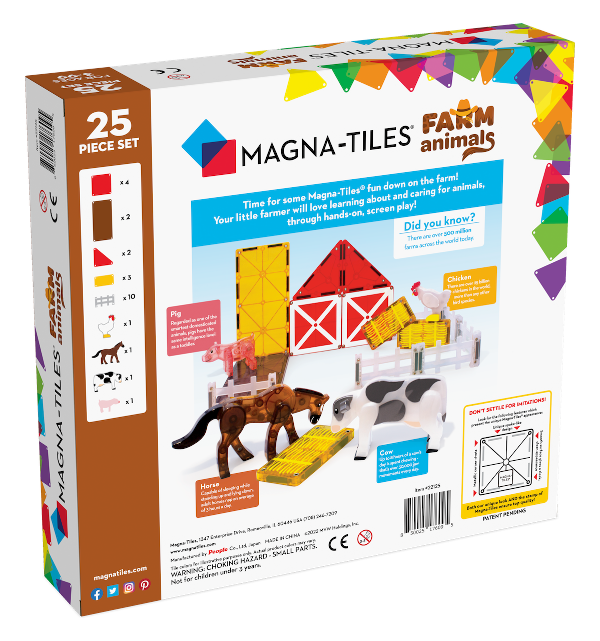 Magna Tiles - farm -  25 stuks - Hyggekids