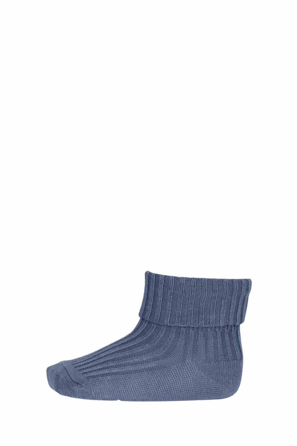 MP Denmark - cotton rib socks - 10-533-0 4222 - stone blue - Hyggekids