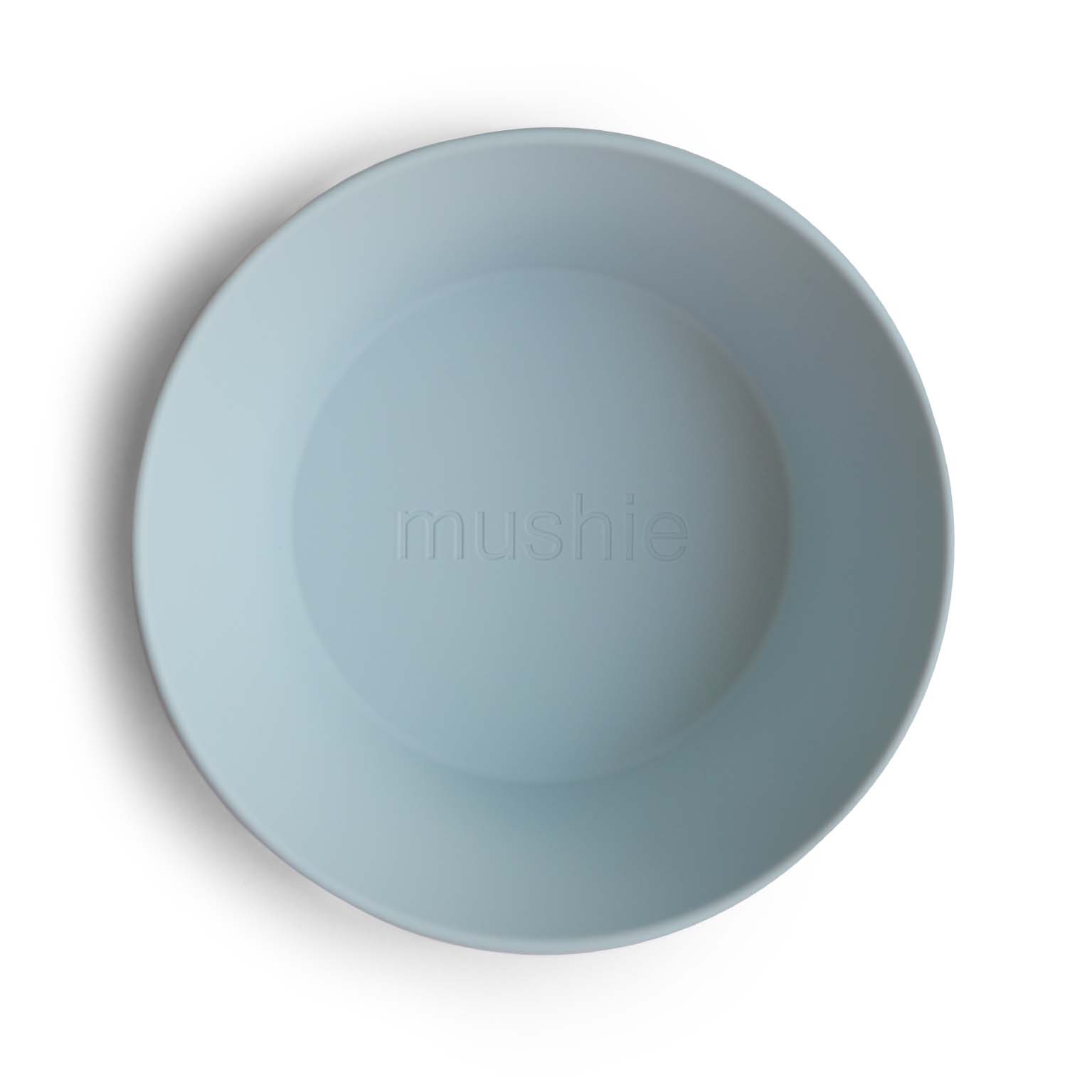 Mushie - round bowls (2PCS) - powder blue - Hyggekids