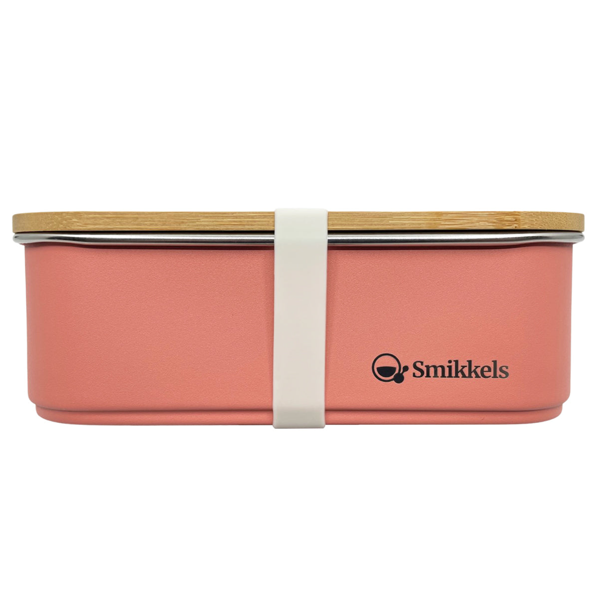 Smikkels - RVS lunchbox - pink