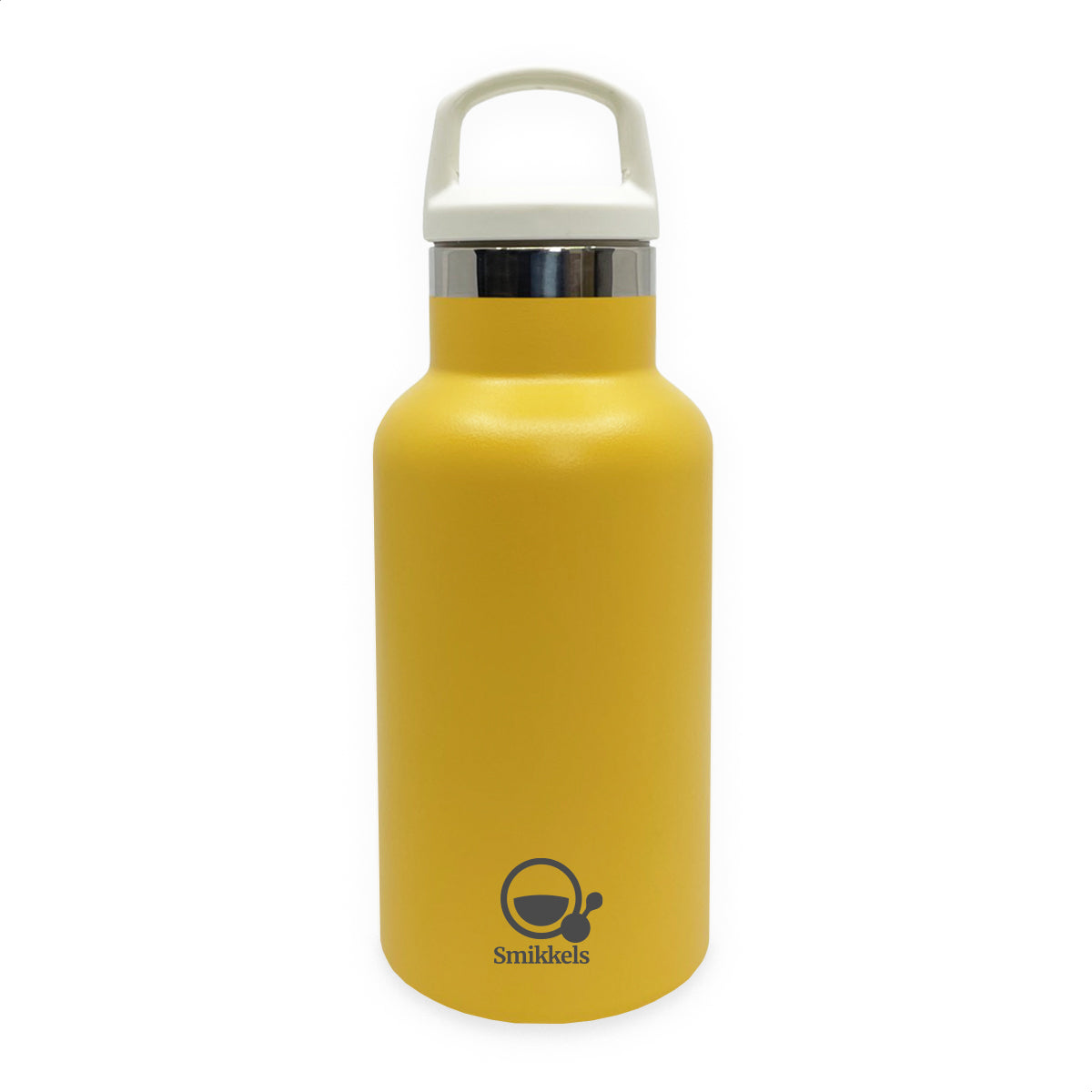 Smikkels - RVS thermo bottle 350 ml - yellow
