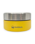 Smikkels - RVS fruit box 280 ml - yellow