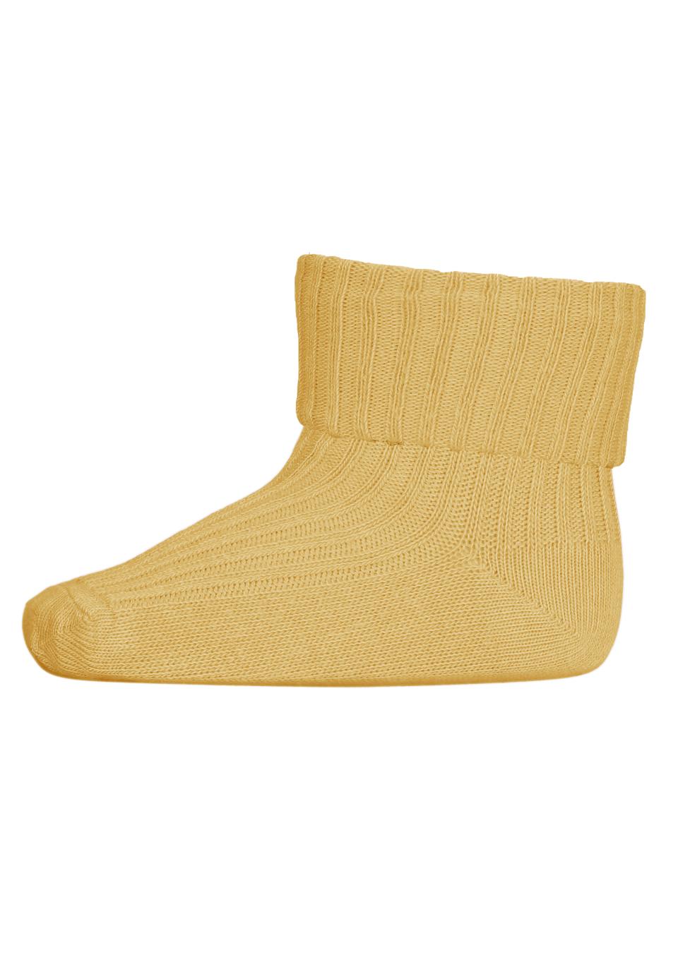 MP Denmark - cotton rib socks - 533 1205 - misted yellow