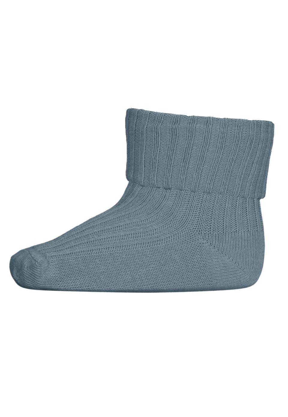 MP Denmark - cotton rib socks - 533 1205 - provincial blue