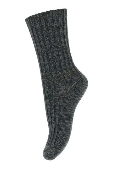 MP Denmark - wool socks - 10-59047-0 27 - dusty ivy