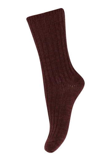 MP Denmark - wool socks - 10-59055-0 1451 - wine red