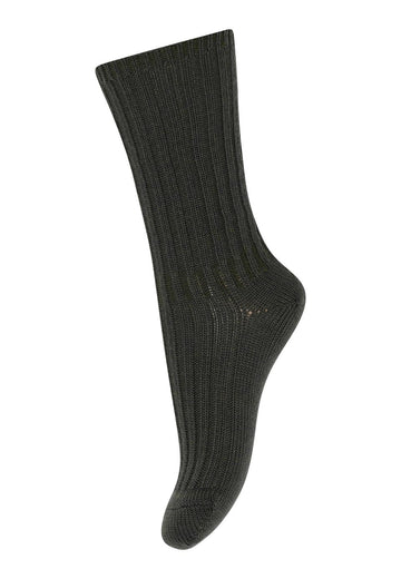 MP Denmark - wool socks - 10-59055-0 27 - dusty ivy