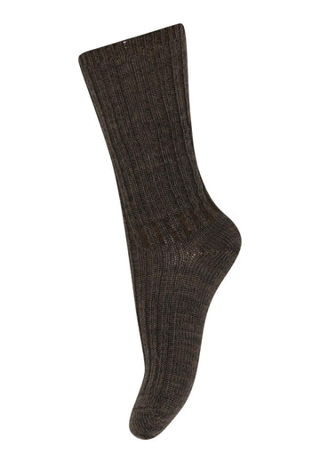 MP Denmark - wool socks - 10-59055-0 541 - dark brown