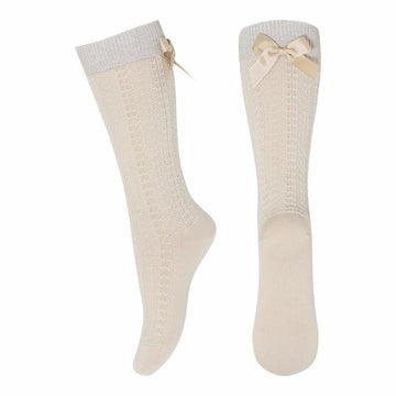 MP Denmark - wool knee socks - 10-69022-0 4109 - ecru