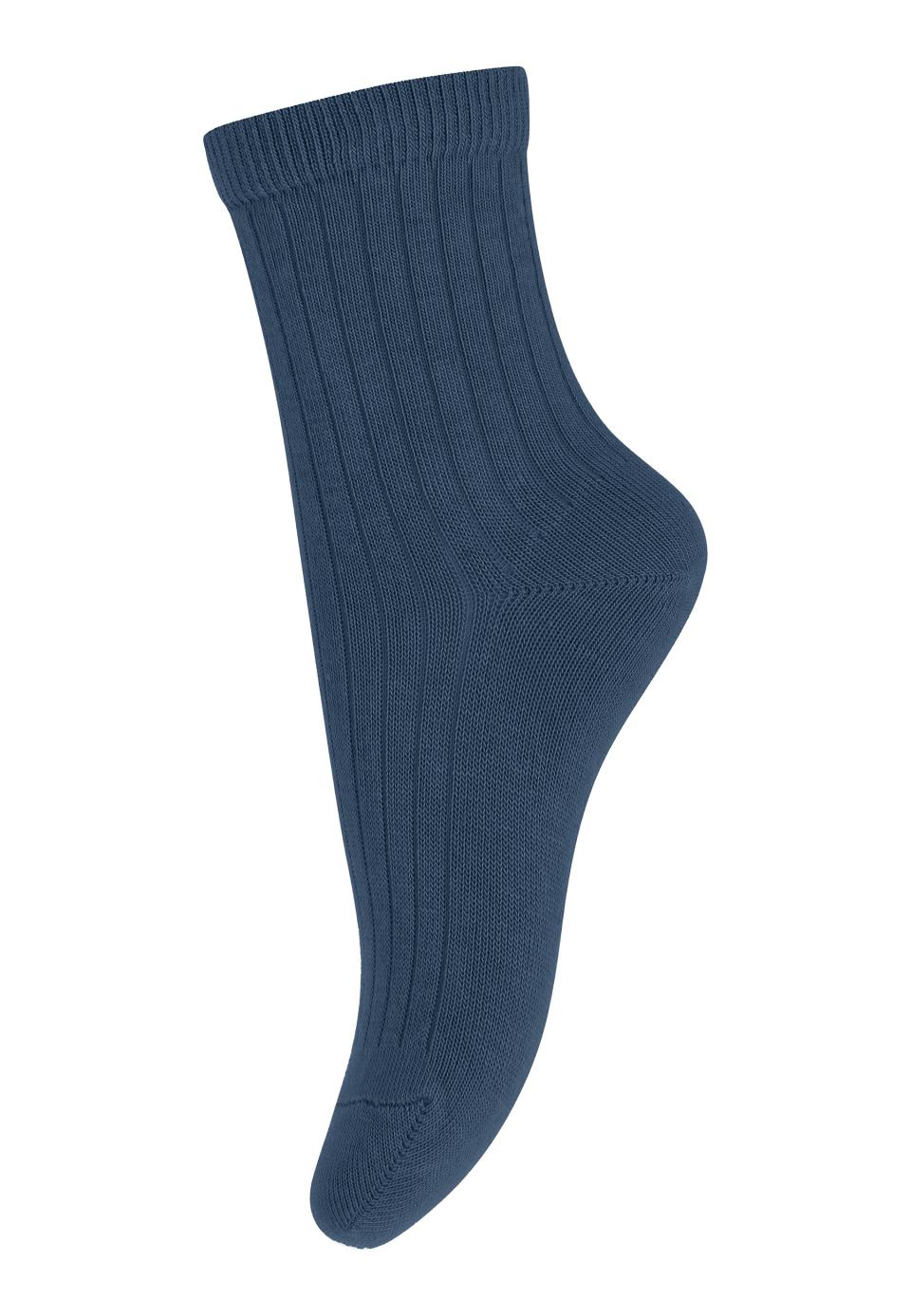 Mp Denmark - cotton rib socks - 7080 302 - true blue
