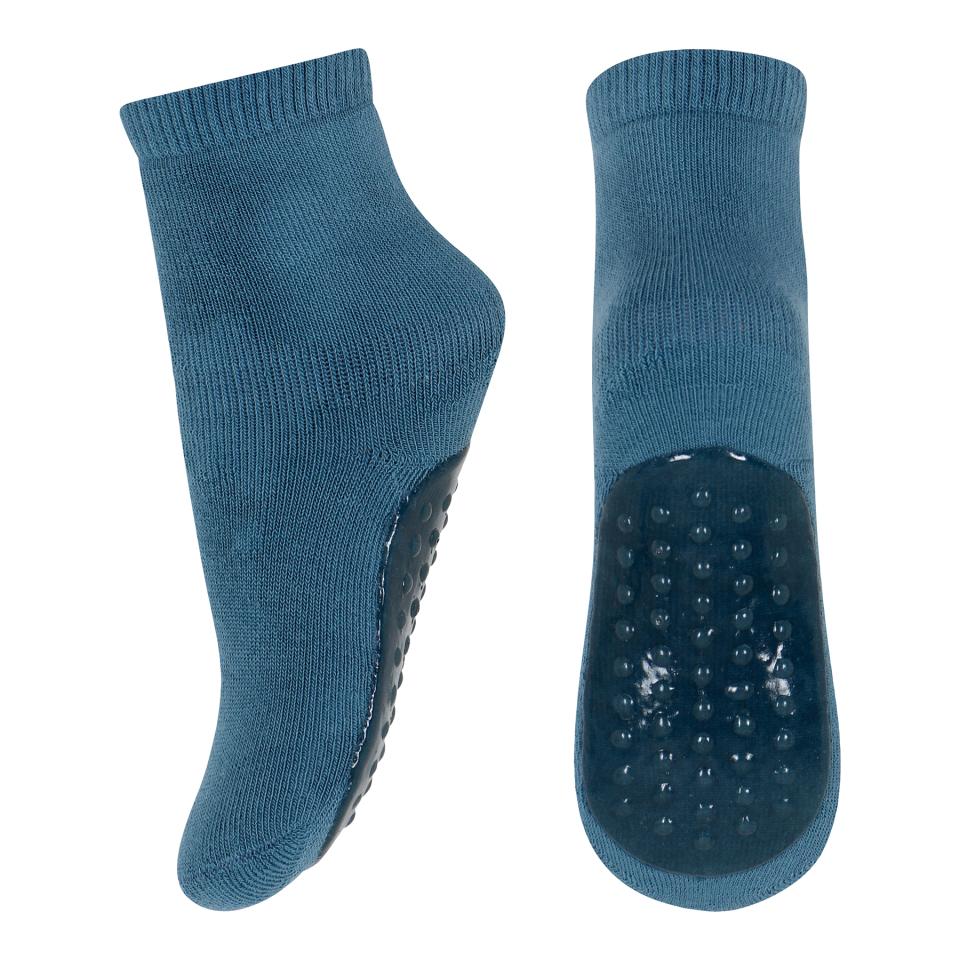Mp Denmark - cotton antislip socks - 7953 2126 - provincial blue