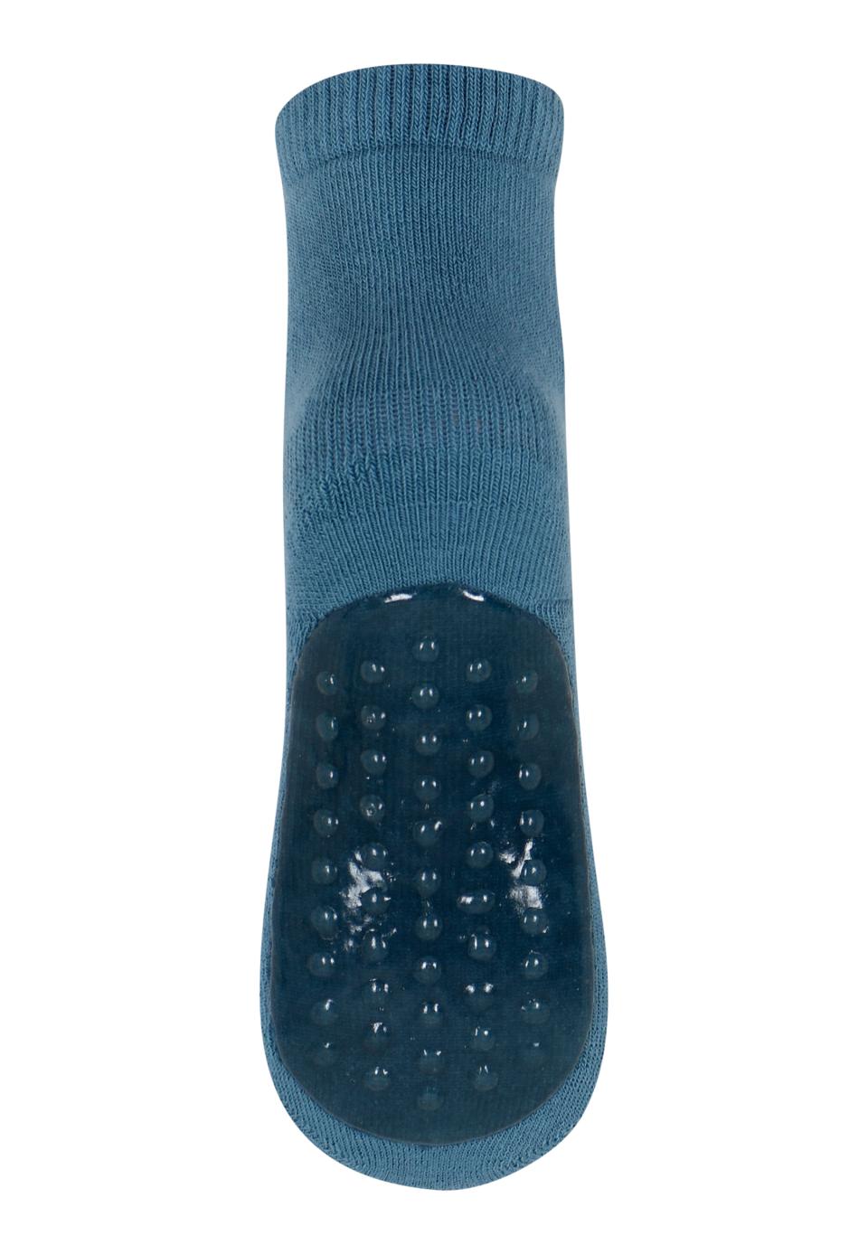 Mp Denmark - cotton antislip socks - 7953 2126 - provincial blue