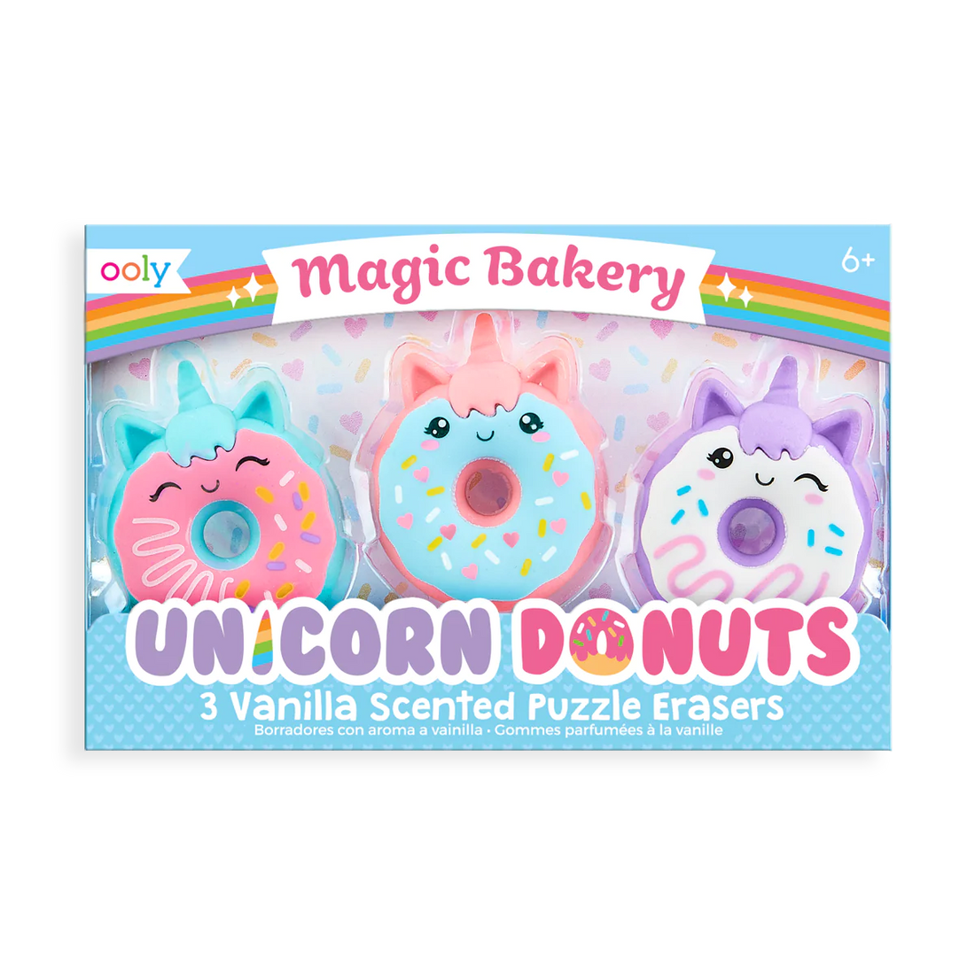 Ooly - magic scented bakery unicorn donuts erasers