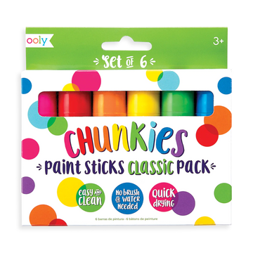 Ooly - chunkies 6 paint sticks - classic