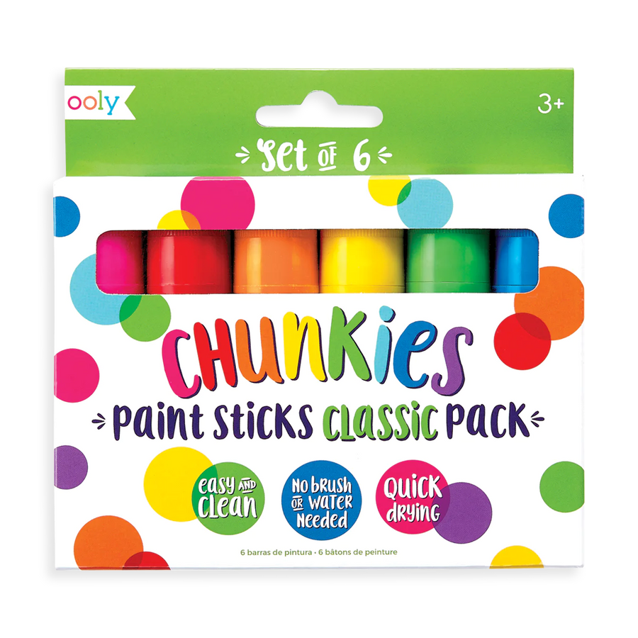 Ooly - chunkies 6 paint sticks - classic