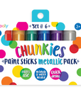 Ooly - chunkies 6 paint sticks - metallic