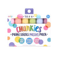 Ooly - chunkies 6 paint sticks - pastel