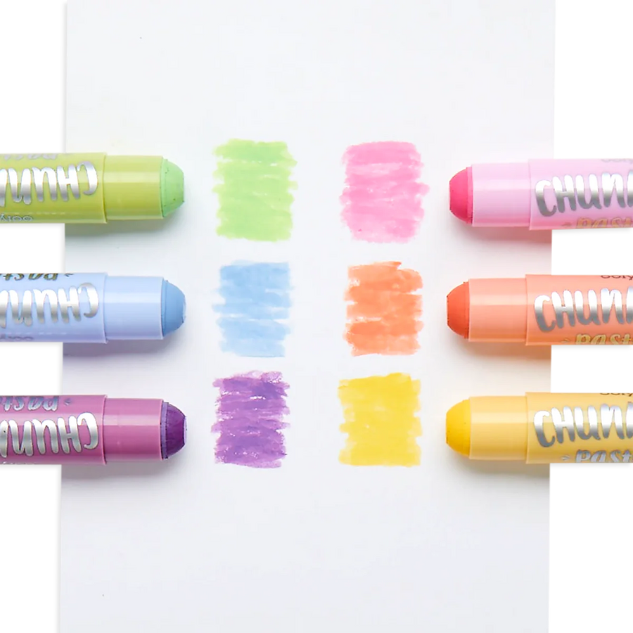 Ooly - chunkies 6 paint sticks - pastel
