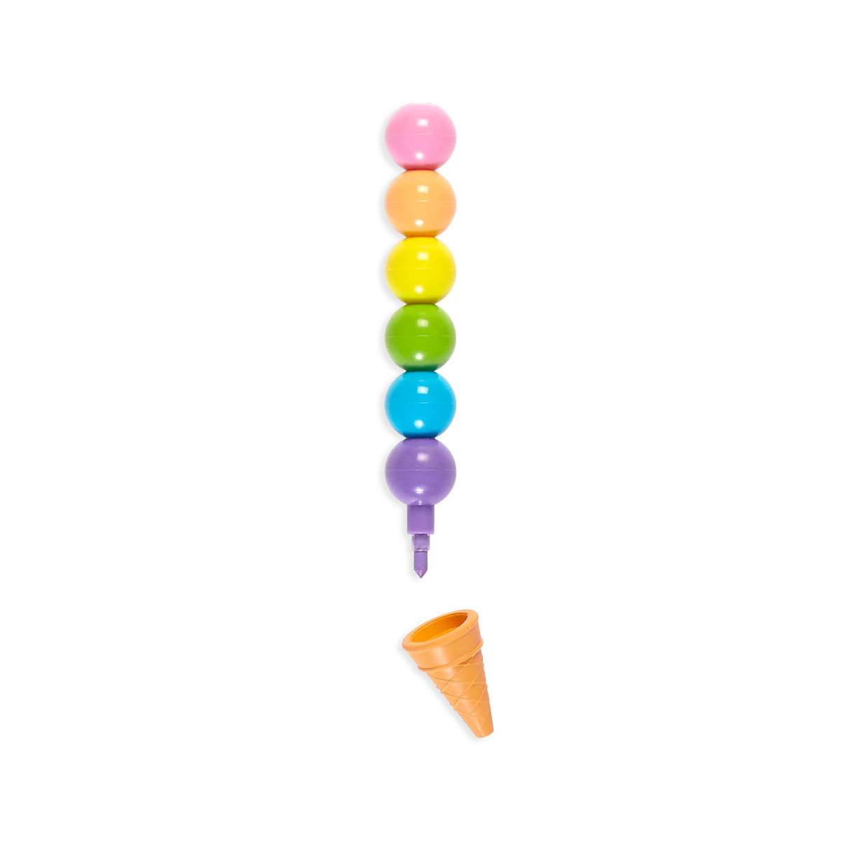 Ooly - rainbow scoops erasble stacking crayons