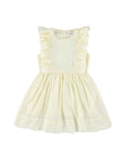 Morley - waverly - dress with ruffles - cream