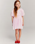 Morley - wuxy - dress with lace ribbon - rose