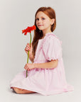 Morley - wuxy - dress with lace ribbon - rose