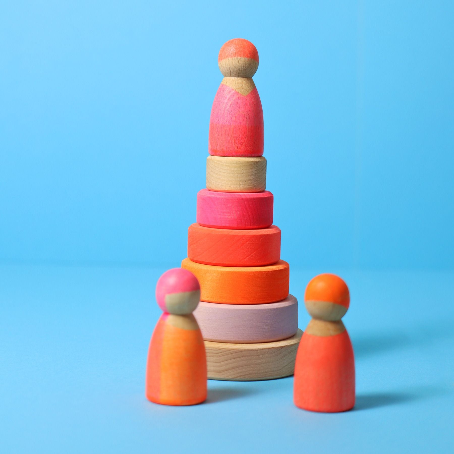Grimm&#39;s - small conical tower - neon pink