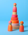 Grimm's - small conical tower - neon pink