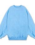 Repose Ams - iris crop sweatshirt - summer day blue