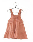 Play up - linen dress - coral