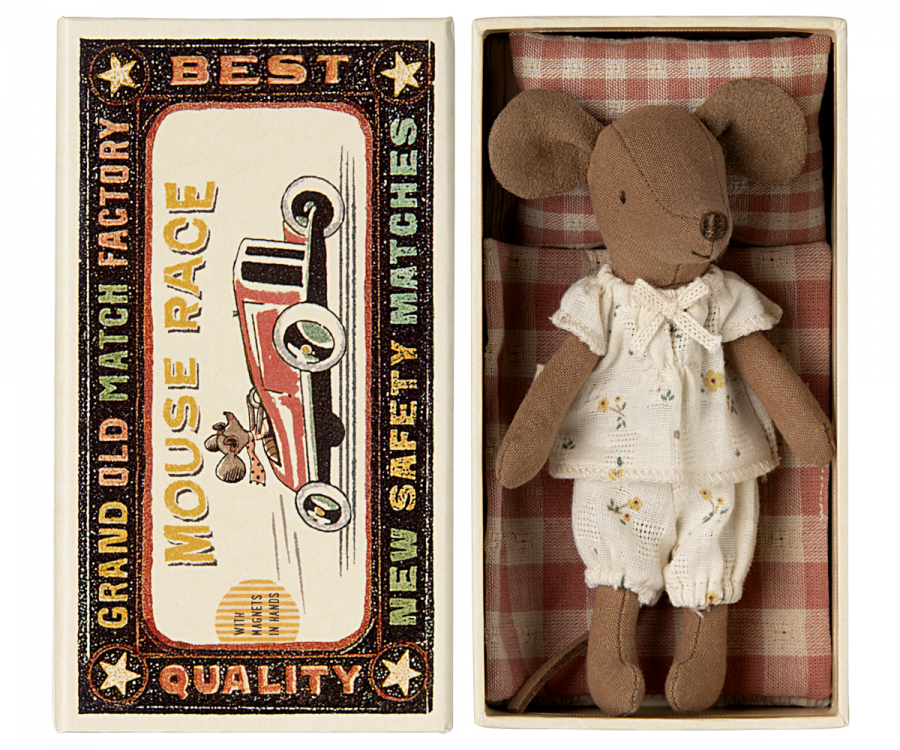 Maileg - big sister mouse in matchbox