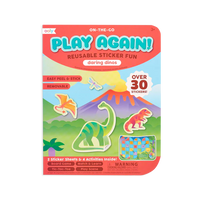 Ooly - play again - reusable sticker fun - daring dinos