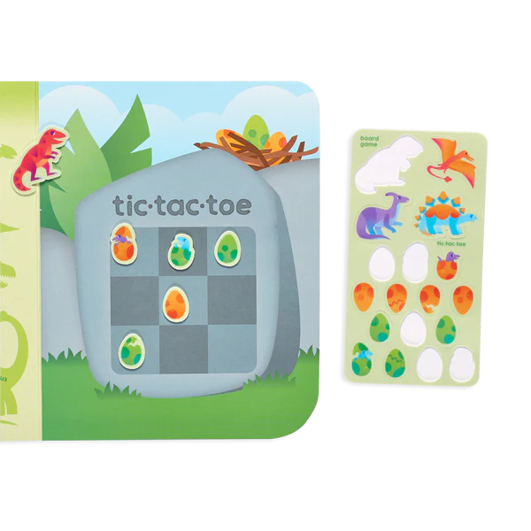 Ooly - play again - reusable sticker fun - daring dinos