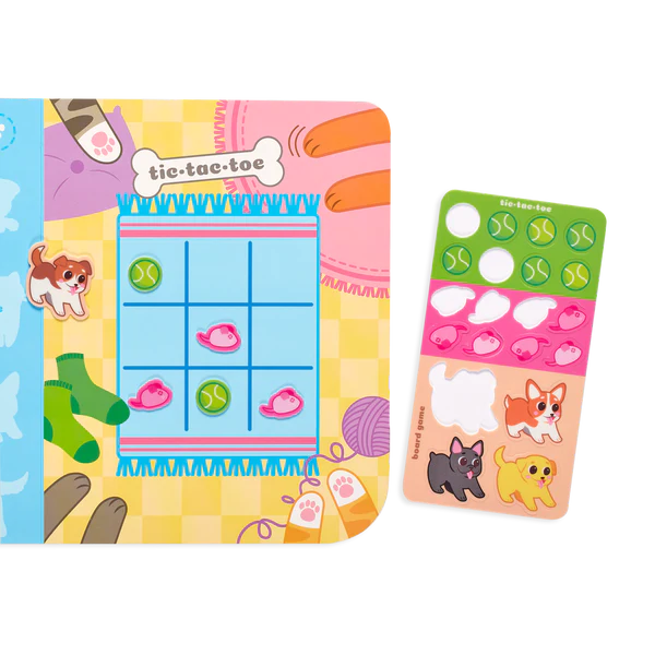 Ooly - play again - reusable sticker fun - pet play land