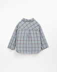 Play up - kids - check woven shirt - elephant