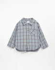 Play up - kids - check woven shirt - elephant