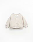 Play up - baby - jersey cardigan - gres