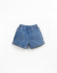 Play up - baby - denim shorts - blue