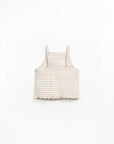 Play up - kids - striped rib top - gres